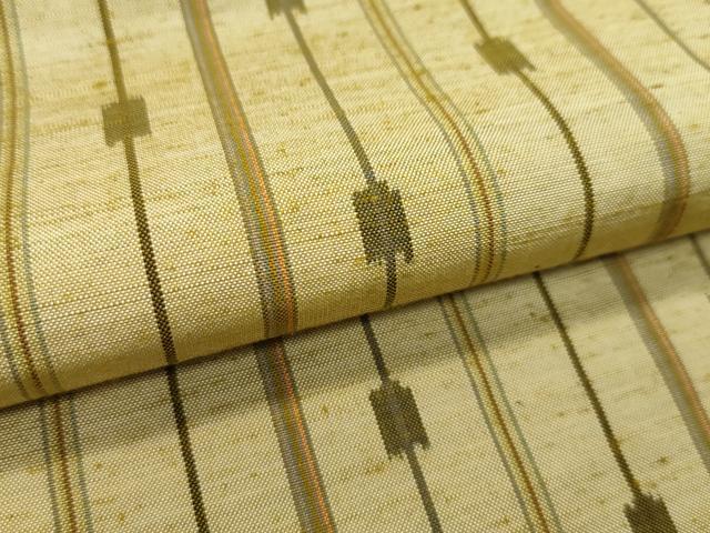 平和屋着物○上質な紬 格子文 正絹 逸品 CAAS9373th