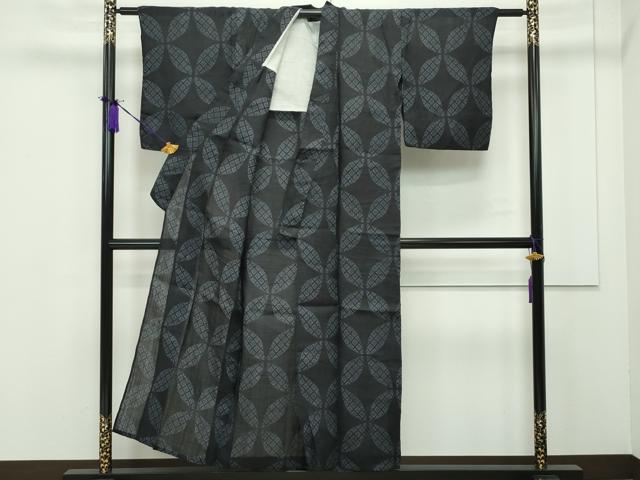 平和屋本店■極上　夏物　重要無形文化財　本場宮古上布　七宝文　苧麻　逸品　CZAA1245s5_1