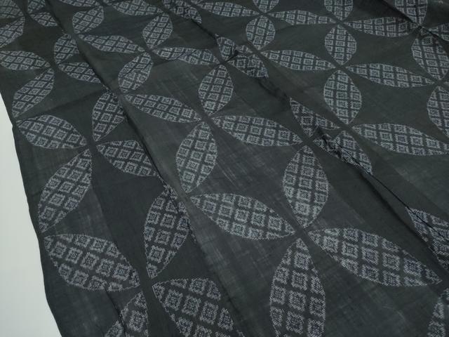 平和屋本店□極上 夏物 重要無形文化財 本場宮古上布 七宝文