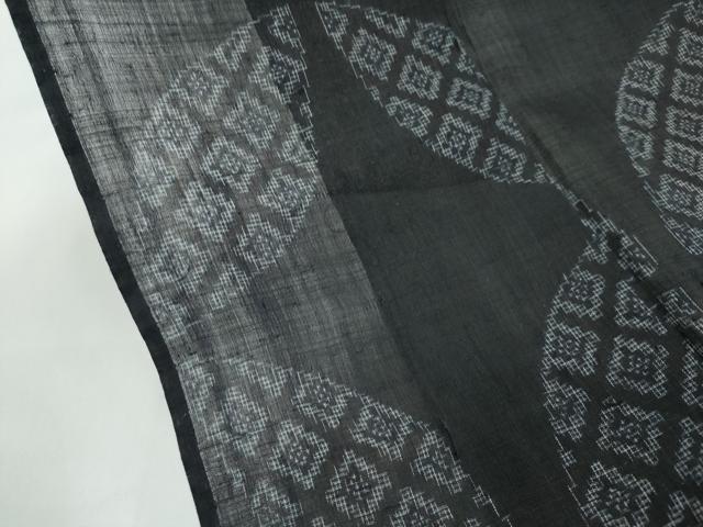 平和屋本店□極上 夏物 重要無形文化財 本場宮古上布 七宝文