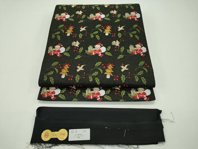 袋帯　相良刺繍　二百万粒　華模様　訳アリ 袋帯 相良刺繍 二百万粒 華模様 訳アリ 平和屋-こころ店□