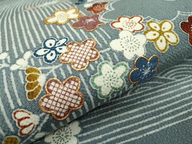 平和屋着物□極上 染司よしおか 五代目 吉岡幸雄 塩瀬 九寸名古屋帯