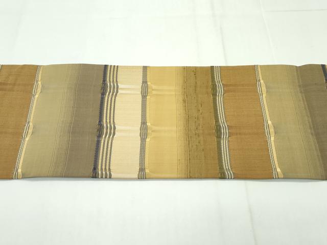 平和屋本店■極上　藤山千春　九寸名古屋帯　吉野間道　逸品　未使用　CZAA1779s5 平和屋本店□極上 藤山千春 九寸名古屋帯 吉野間道 逸品 未