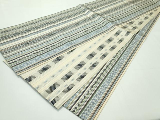 平和屋本店■極上　本場筑前博多織　両面　全通柄袋帯　献上柄　逸品　CZAA1784s5