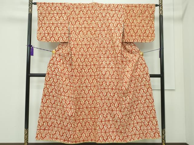 平和屋本店□極上 茜染 綿 逸品 CZAA1817s5