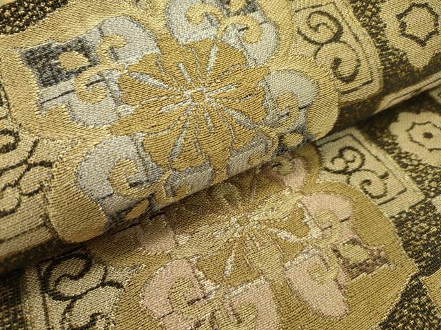 平和屋本店□極上 創業280年 誉田屋源兵衛 六通柄袋帯 舞花