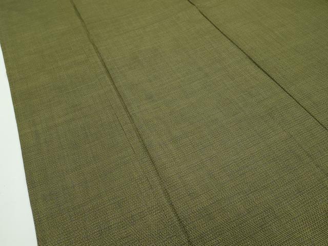 平和屋本店□極上 本場大島紬 単衣 アンサンブル 袖なし羽織 120亀甲 逸品