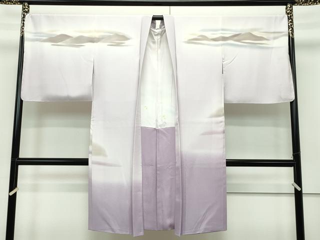 平和屋本店■極上　長羽織　流水舞花弁　暈し染め　逸品　未使用　CZAA1952s5 羽織