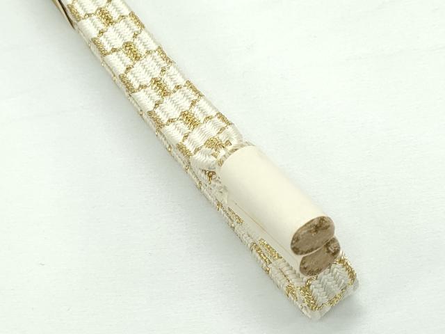 平和屋本店□極上 有職組紐道明 帯締め 亀甲組 金糸 宮内庁御用 国立博物館