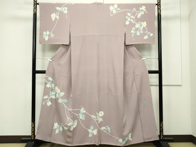 平和屋本店□極上 本加賀友禅作家 近藤京華 訪問着 花丸文 紅