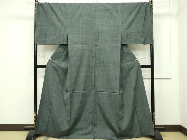 平和屋着物○男性 本場大島紬 豆がら茶色 正絹 逸品 DAAS2209tw 大島紬