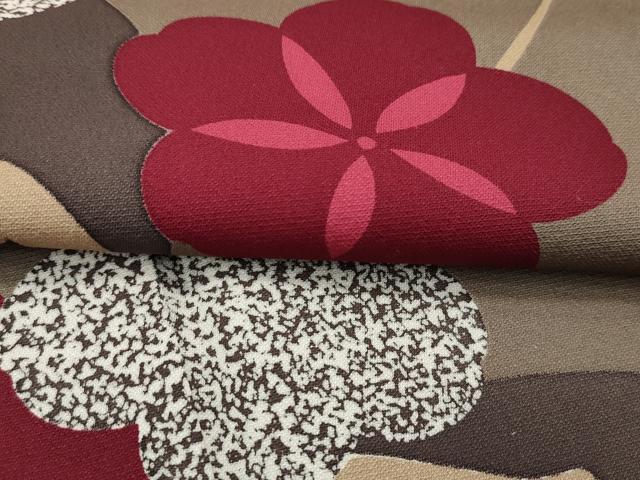 平和屋本店□極上 振袖・長襦袢・袋帯セット 枝梅 たたき染め 逸品