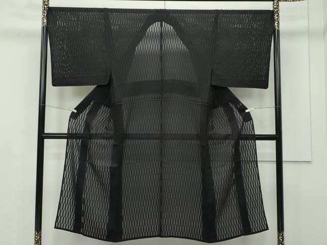 平和屋着物□極上 夏物 男性 紗紬 色無地 樺茶色地 逸品 CYAA3630s5 