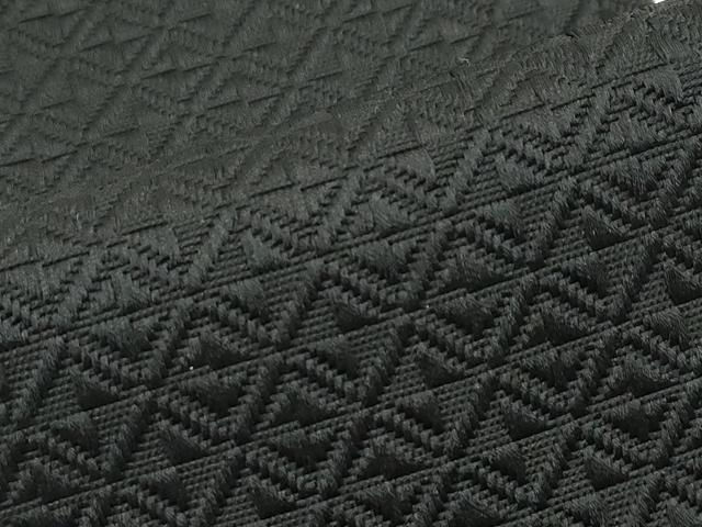 平和屋本店□極上 男性 本場筑前博多織 博多金ラベル 両面 角帯 切子柄