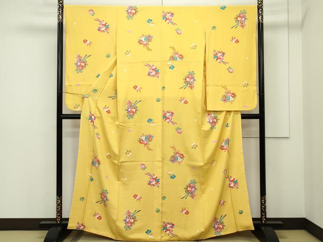平和屋本店■極上　小振袖　草花鈴文　金彩　逸品　CZAA2102s5