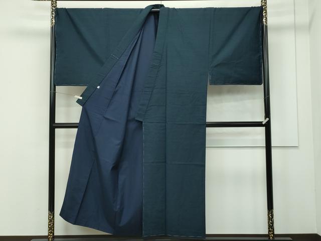 平和屋本店■極上　男性　紬　アンサンブル　キングサイズ　濃紺　逸品　CZAA2610s5 平和屋本店□極上 男性 紬 アンサンブル キングサイズ 濃紺 逸品