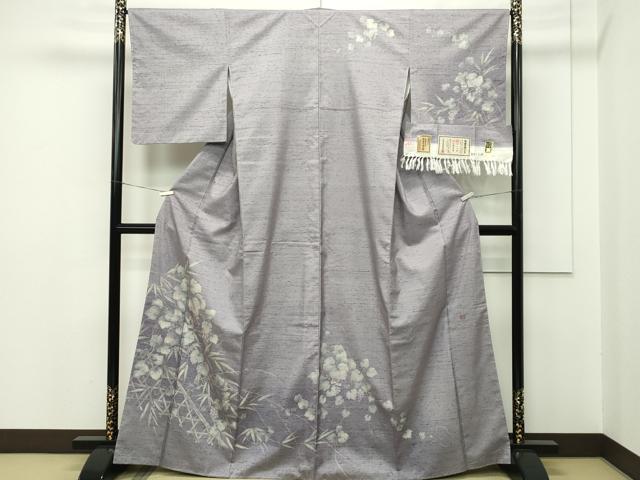 平和屋□極上 石川県指定無形文化財 牛首紬 白山工房 手織り 角