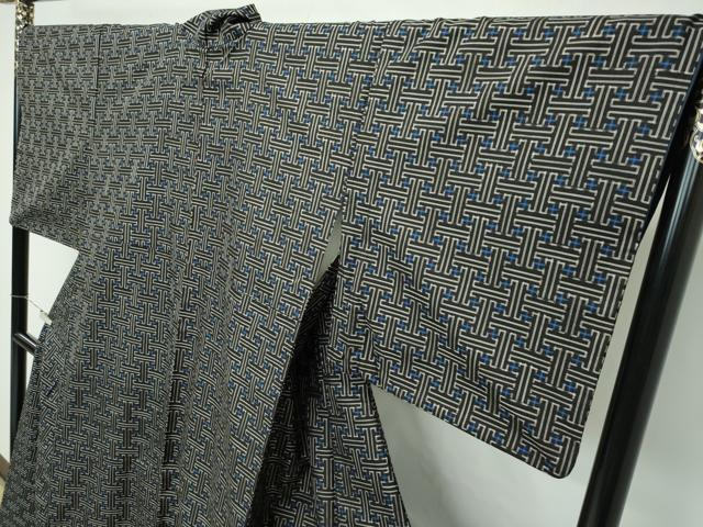 平和屋本店□希少 本場大島紬 龍郷絣 秋名バラ 逸品 DZAA5589kh5