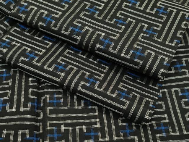 平和屋本店□希少 本場大島紬 龍郷絣 秋名バラ 逸品 CZAA2493s5