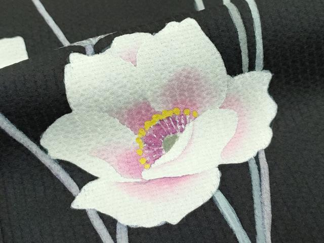 平和屋本店□極上 京の名門 じゅらく謹製 帝王紫 訪問着 草花文