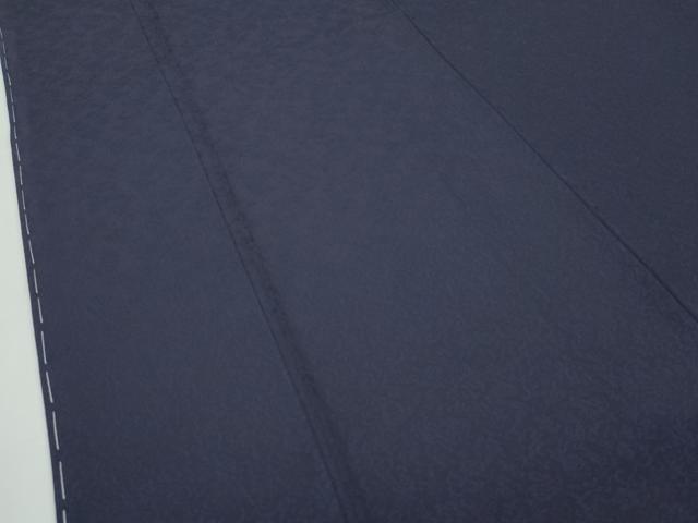 平和屋本店□極上 天然藍阿波藍 中西秀典作 色無地 黒紅色