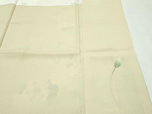 平和屋本店□極上 本加賀友禅作家 南克二 訪問着 草花文