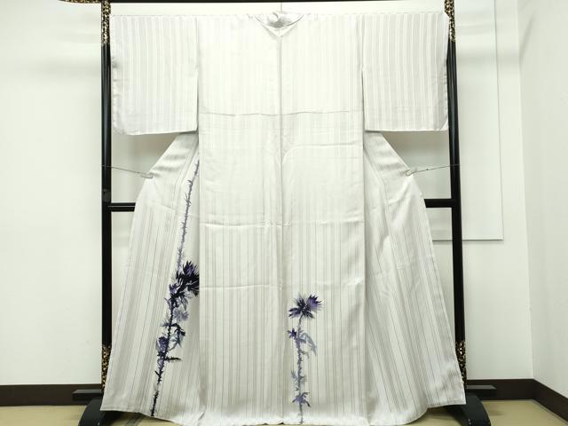 平和屋本店■極上　訪問着　草花文　逸品　未使用　CZAA2385s5