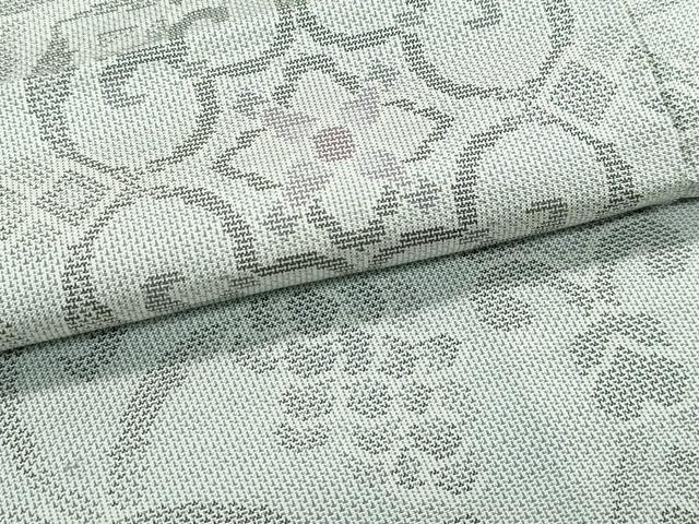 平和屋本店□極上 都喜ヱ門 本場大島紬 白大島 9マルキ 小さき