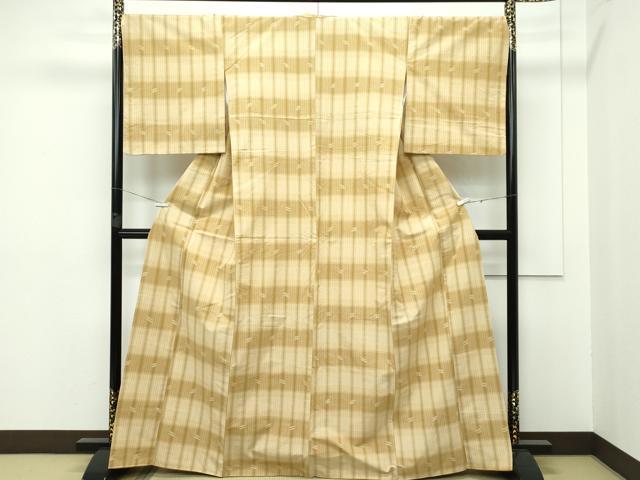 長閑やかさ屋中央局■超滅多にない 琉球美絣 綿織物 反端付き添い人 珠玉 CZAA2443s5