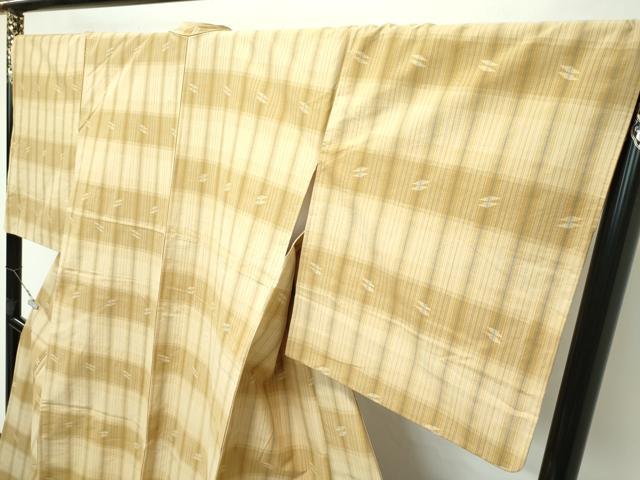 長閑やかさ屋中央局■超滅多にない 琉球美絣 綿織物 反端付き添い人 珠玉 CZAA2443s5