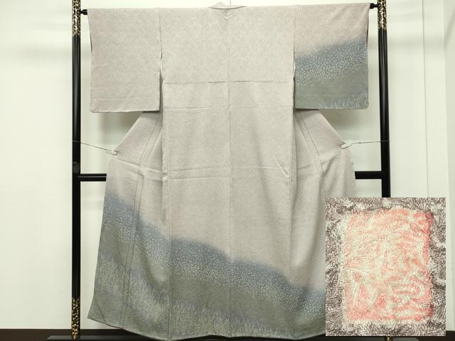 平和屋本店■極上　名門　藤娘きぬたや・総絞り　訪問着　草木文　逸品　CZAA2446s5