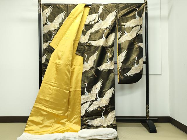 平和屋本店□極上 西陣 川島織物 色打掛 和装 婚礼 結婚式 花嫁 