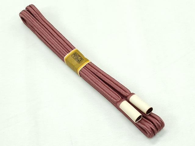 平和屋本店■極上　有職組紐道明　帯締め　冠組　焦茶色　宮内庁御用　国立博物館御用　東京芸術大学御用 　逸品　未使用　CZAA2529s5
