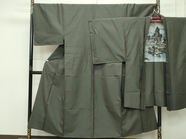 平和屋本店■極上　男性　紬　アンサンブル　100亀甲　逸品　未使用　CZAA2659s5