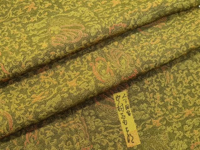 平和屋本店■極上　重要無形文化財　人間国宝　中村勇二郎　江戸小紋　獅子天女金剛力士像　逸品　CZAA2707s5