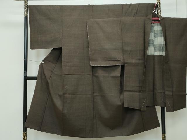 平和屋本店■極上　男性　国指定重要無形文化財　本場久米島紬　手織　アンサンブル　逸品　CZAA2789s5