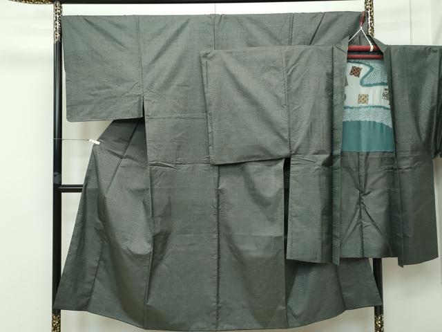 平和屋本店■極上　男性　本場大島紬　アンサンブル　100亀甲　総詰め　逸品　CZAA2790s5