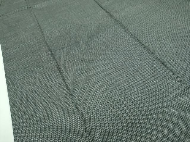 平和屋着物○男性 生紬 アンサンブル 米沢織 霞文 証紙付き 正絹 逸品