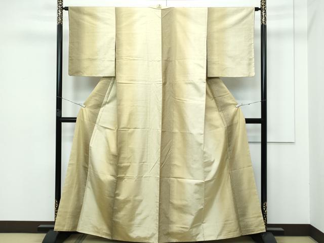 平和屋着物■極上　紬　葉尽くし　やまと誂製　逸品　未使用　CZAA2842s5