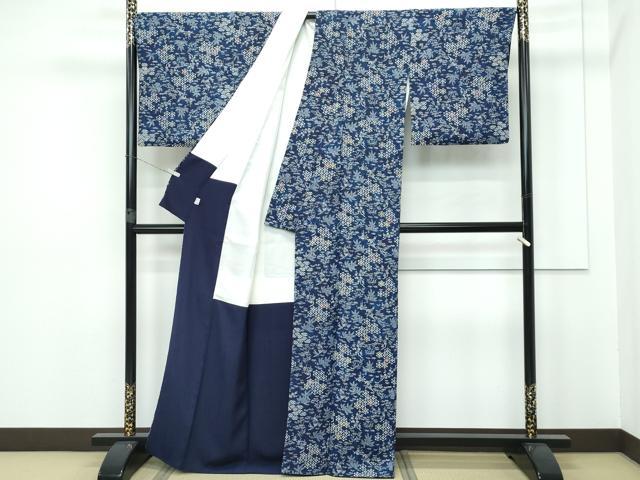 平和屋着物○藍造り国選定無形文化財 藍師・佐藤昭人