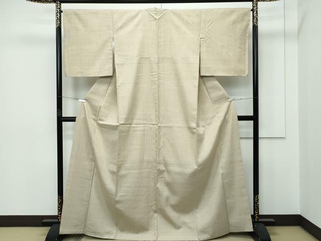 平和屋着物●結城紬　真綿つむぎ　80亀甲　草花文　さが美扱い　井上商事謹製　証紙付き　正絹　逸品　未使用　AAAW0078ph 平和屋着物○結城紬 真綿つむぎ 80亀甲 草花文 さが美扱い 井上商事謹製