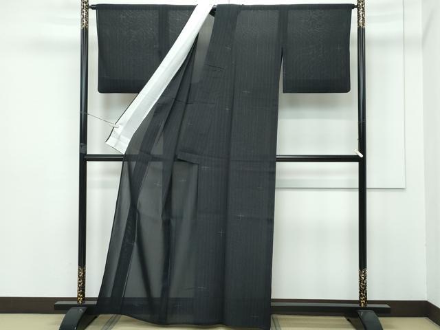 平和屋着物■極上　夏物　本場大島紬　夏大島　星雲　大島紬美幸謹製　健勝苑扱い　証紙付き　逸品　CZAA2866s5_2