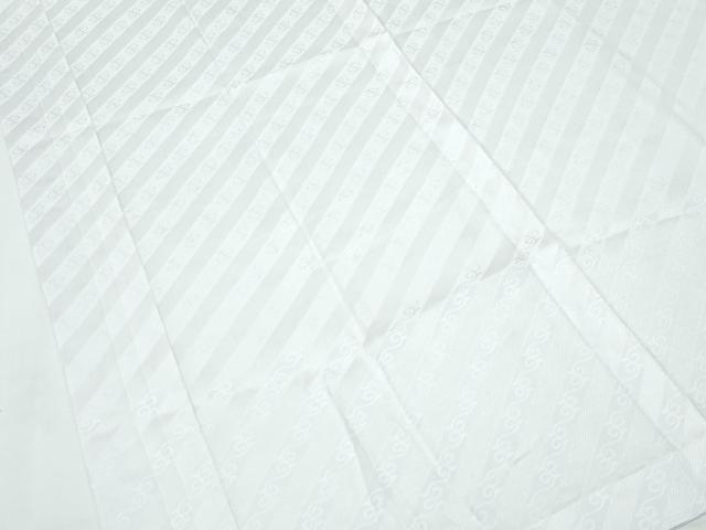 平和屋着物□極上 夏物 長襦袢 紗 斜線唐草地紋 桜色地 反端付き