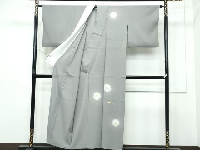 平和屋着物□極上 夏物 訪問着 絽縮緬 竹屋町刺繍 蛍暈し