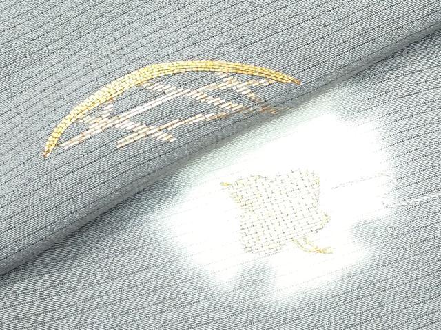 平和屋着物□極上 夏物 訪問着 絽縮緬 竹屋町刺繍 蛍暈し