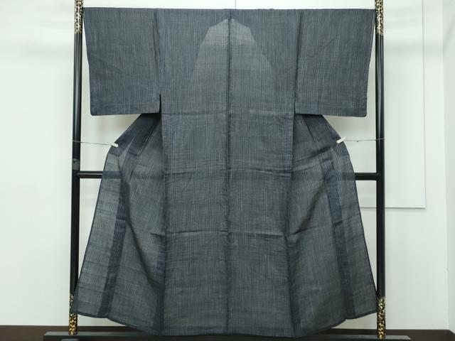 平和屋本店＊極上　夏物　男性　重要無形文化財　本場宮古上布　縞　苧麻　逸品　逸品　CZAA5409s6_1
