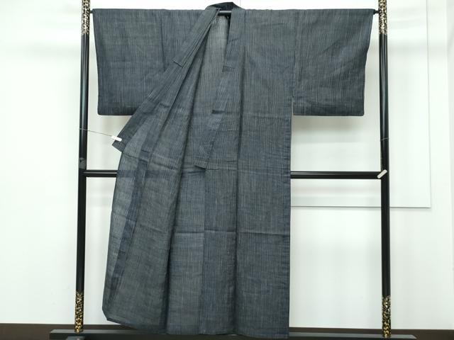 平和屋本店＊極上　夏物　男性　重要無形文化財　本場宮古上布　縞　苧麻　逸品　逸品　CZAA5409s6_2
