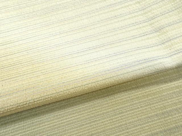 平和屋着物▽本塩沢 やまだ織 訪問着 染色作家 桐村博 単