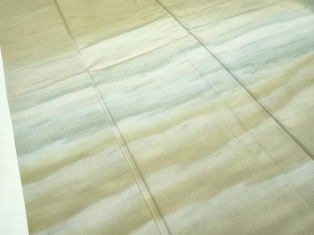 平和屋着物□極上 石川県指定無形文化財 牛首紬 白山工房 手織り