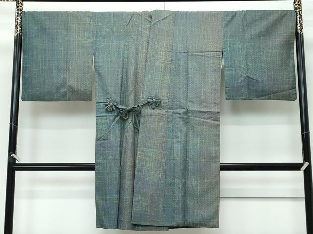 平和屋着物■極上　道中着　ロング丈　花織　逸品　CZAA2970s5